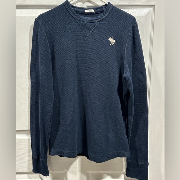 Blue Abercrombie & Fitch Muscle Sweatshirt - Large - Picture 1 of 7